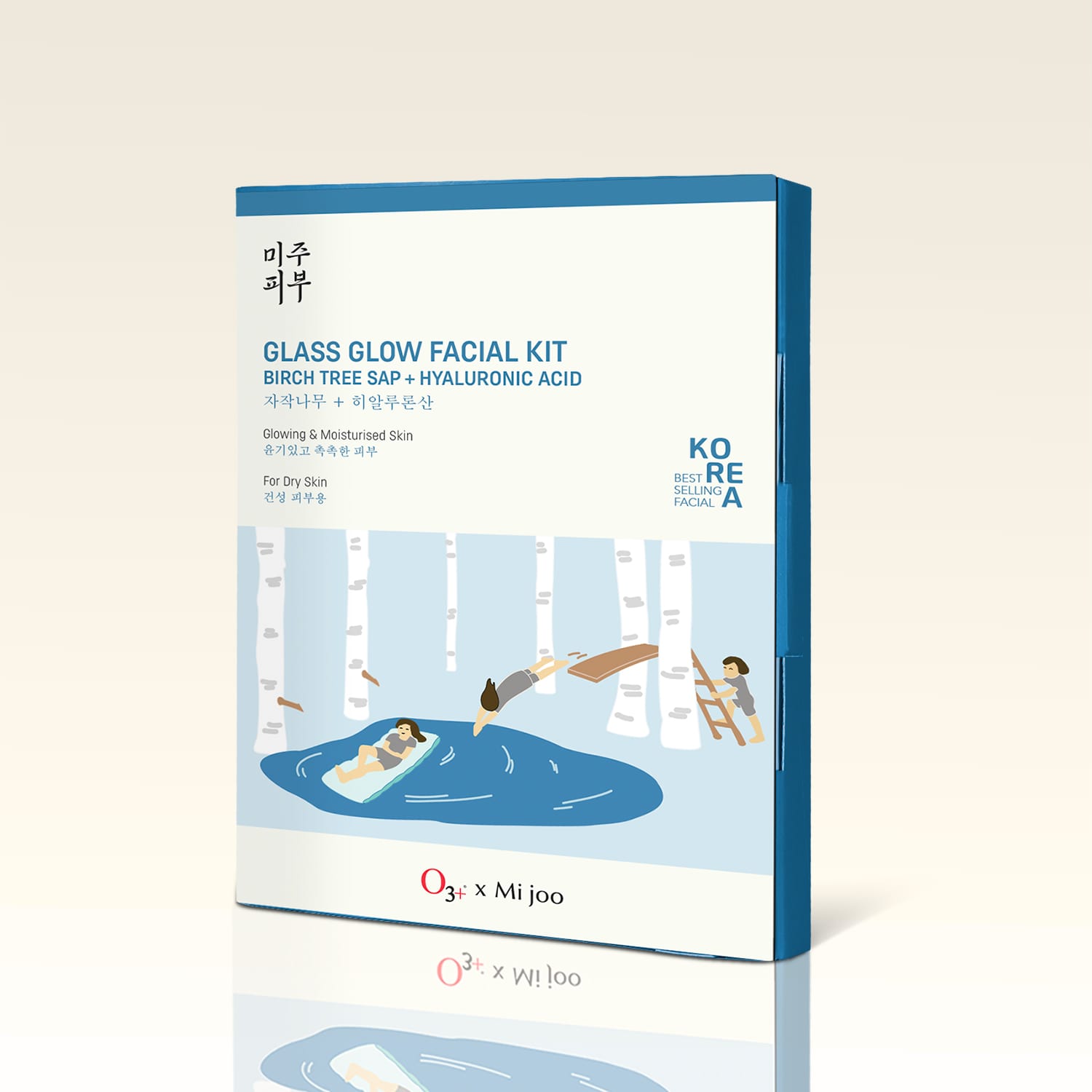 Mijoo Birch Tree Sap & Hyaluronic Acid  Glass Glow Facial Kit