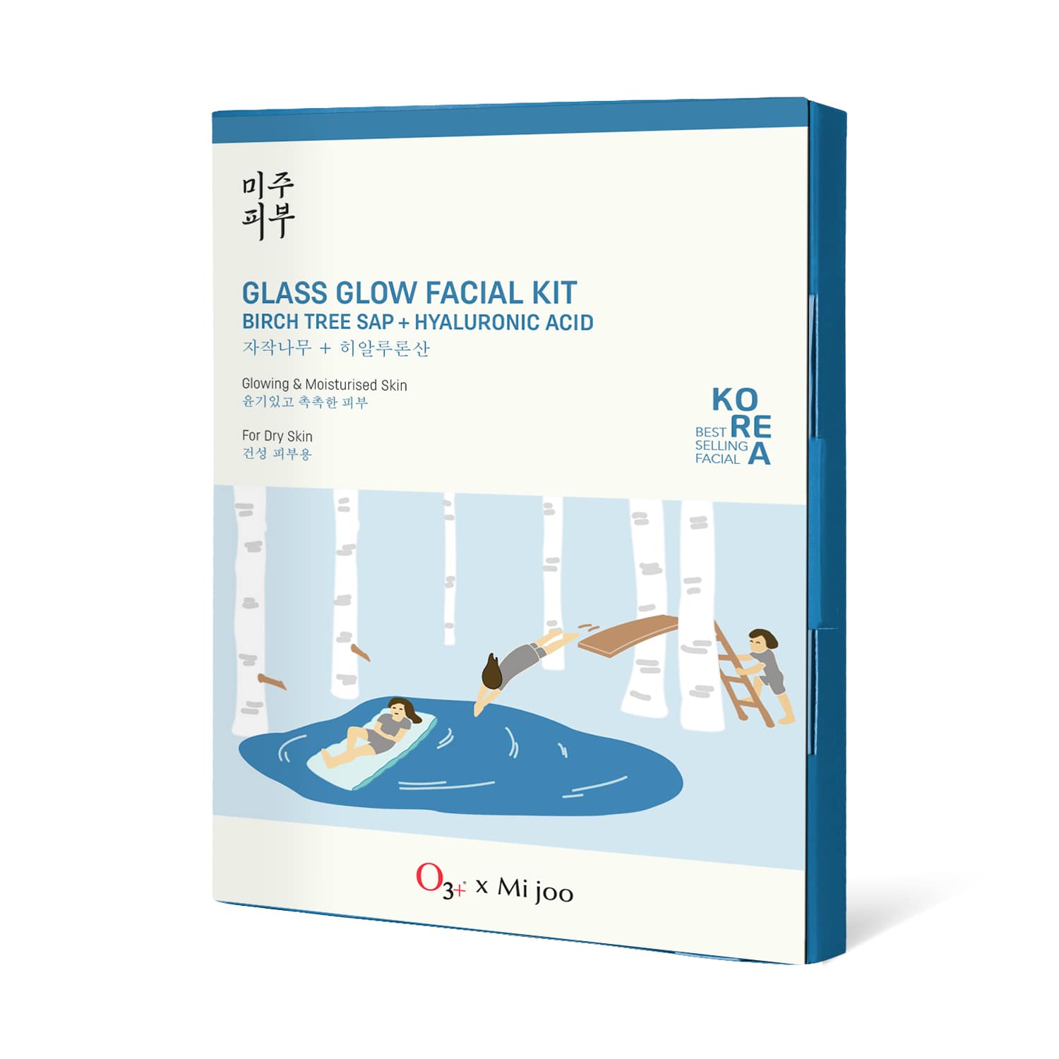 Mijoo Birch Tree Sap & Hyaluronic Acid  Glass Glow Facial Kit